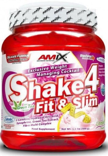 Σκόνες πρωτεΐνης Amix Shake 4 Fit&Slim 1000g - Vanilla