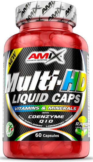 Βιταμίνες και μέταλλα Amix Multi HD Liquid 60 κάψουλες
