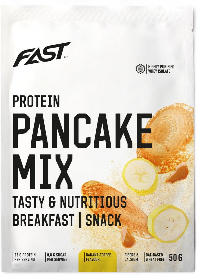 FAST pancakes - protein pancake mix 50 g - μπανάνα - καραμέλα