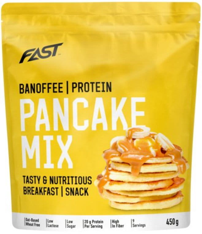 Pancakes πρωτεΐνης FAST PRO PANCAKE MIX 450G - banana-toffee