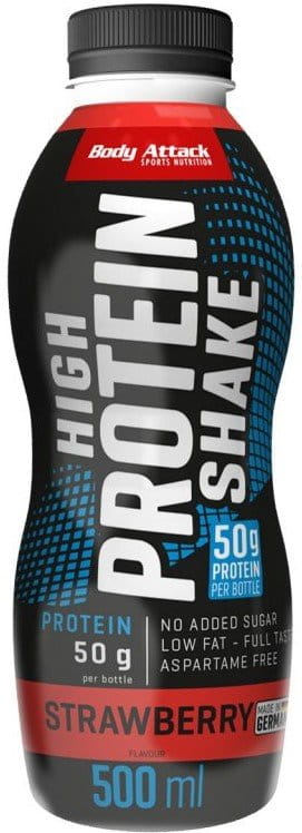 Ρόφημα γάλακτος με πρωτεΐνη Body Attack High Protein Shake 500 ml