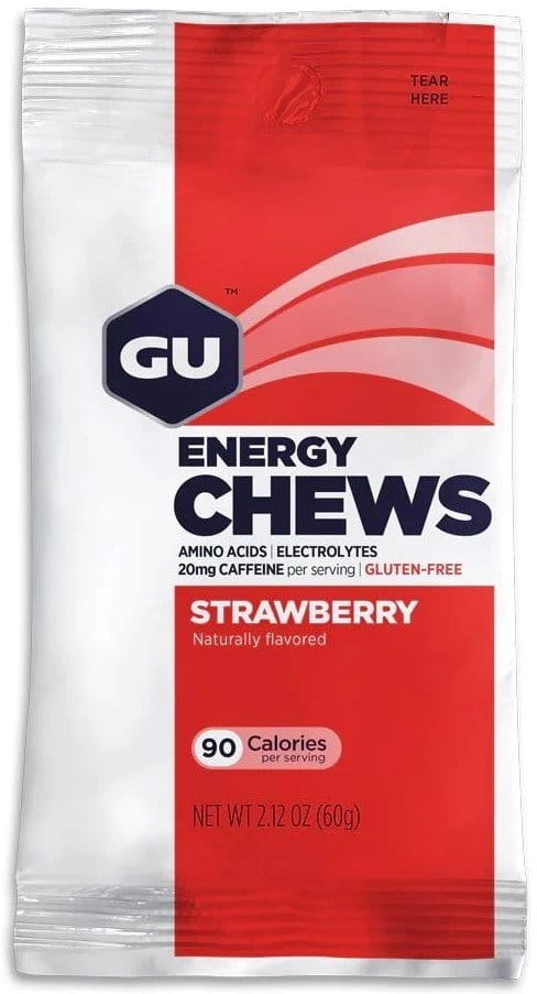 Ενεργειακό Gel GU Energy Chews 60 g Strawberry