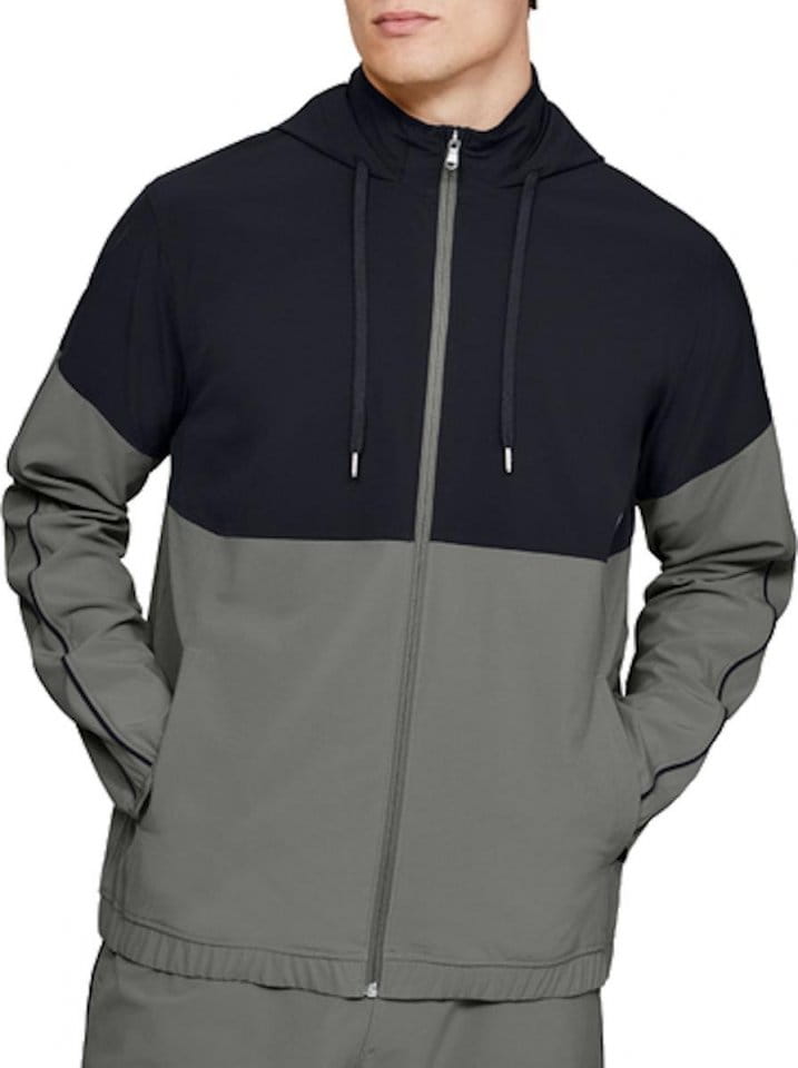 Φούτερ-Jacket με κουκούλα Under Armour Athlete Recovery Woven Warm Up Top