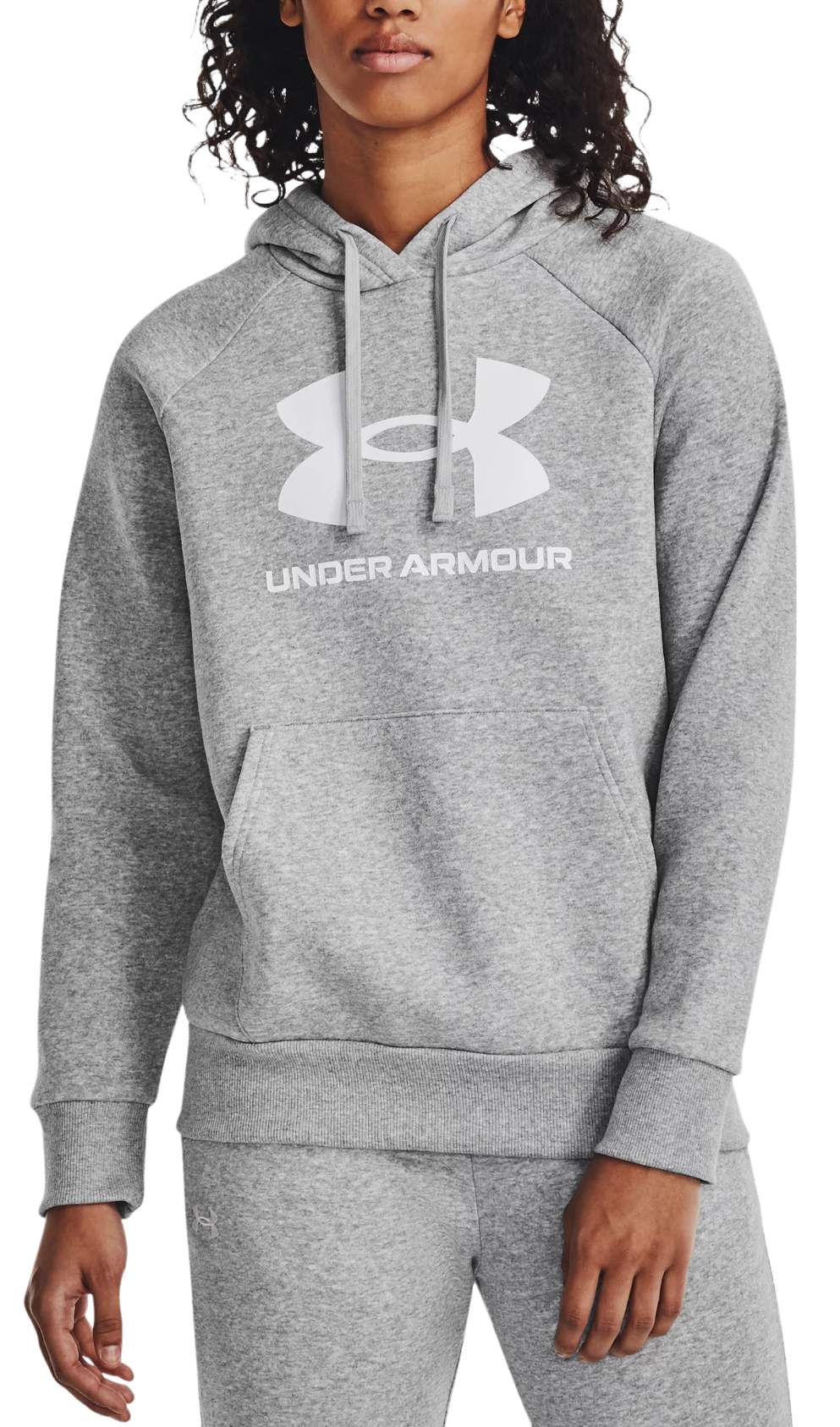 Φούτερ-Jacket με κουκούλα Under Armour UA Rival Fleece Big Logo Hdy