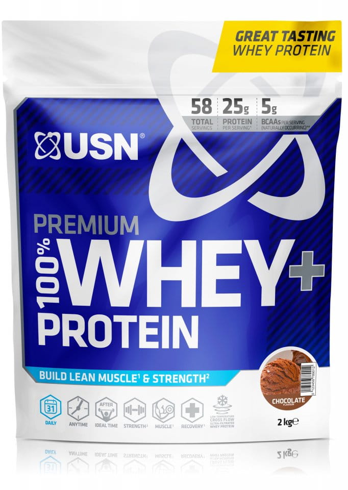 Πρωτεΐνη ορού γάλακτος σε σκόνη USN 100% Premium 2kg wheytella